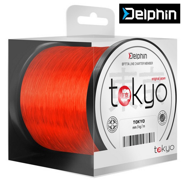 Monofil Delphin TOKYO oranžový 1200 m