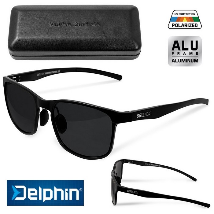 Polarizační brýle Delphin SG BLACK černá skla