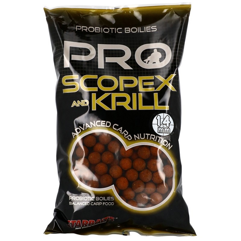 Boilies STARBAITS Probiotic Scopex & Krill 14 mm 1kg