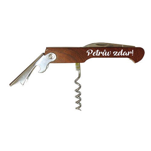 Otvírák s vývrtkou pro rybáře – Petrův zdar