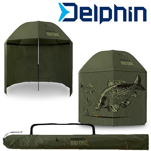Deštník s bočnicí Delphin BigONE CARP