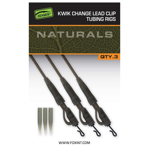 FOX EDGES™ NATURALS KWIK CHANGE LEAD CLIP TUBING SETUP
