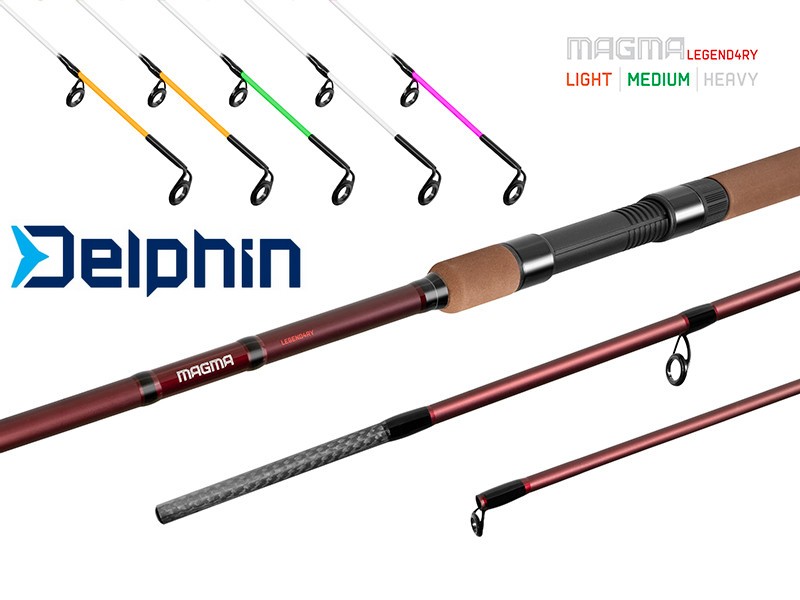 Feederový prut Delphin MAGMA LEGEND4RY LIGHT 330cm/90g/3díly