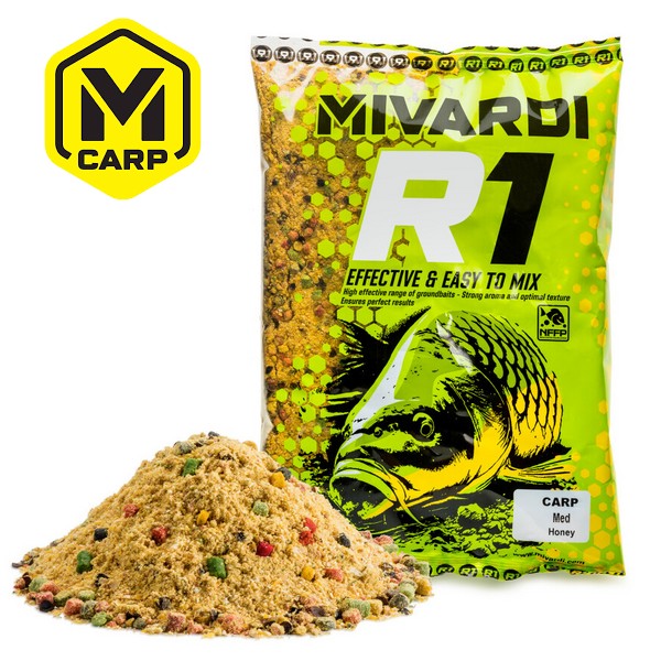 Krmítková směs Mivardi R1 CARP - Med 1,4kg
