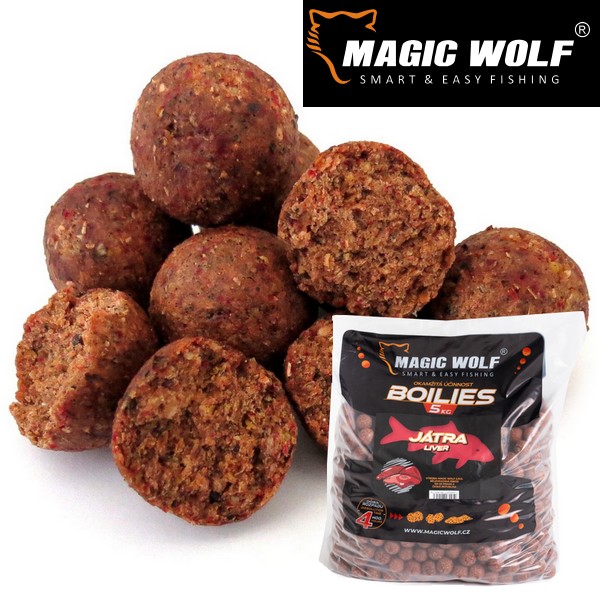 Magic Wolf boilies JÁTRA 20 mm 5 kg