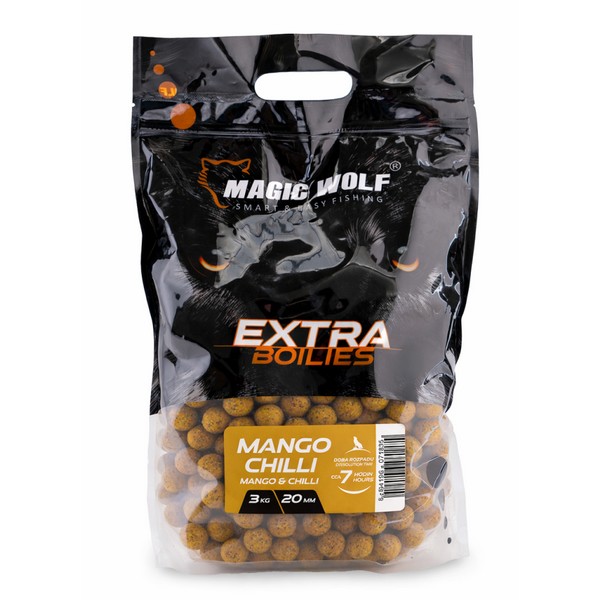Magic wolf EXTRA BOILIES MANGO - CHILLI 20mm 3kg