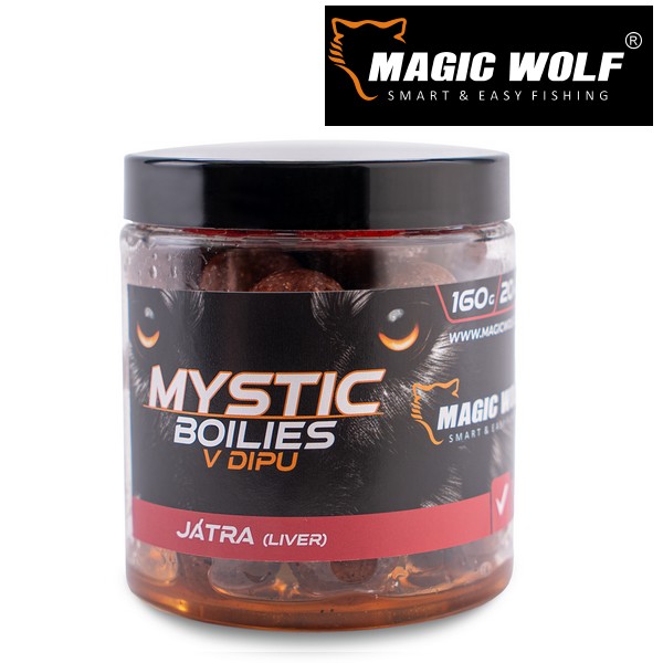 Magic Wolf Mystic boilies v dipu Játra 20 mm 160g