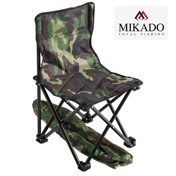 MIKADO dětská rybářská stolička Křeslo 012 Kamufláž