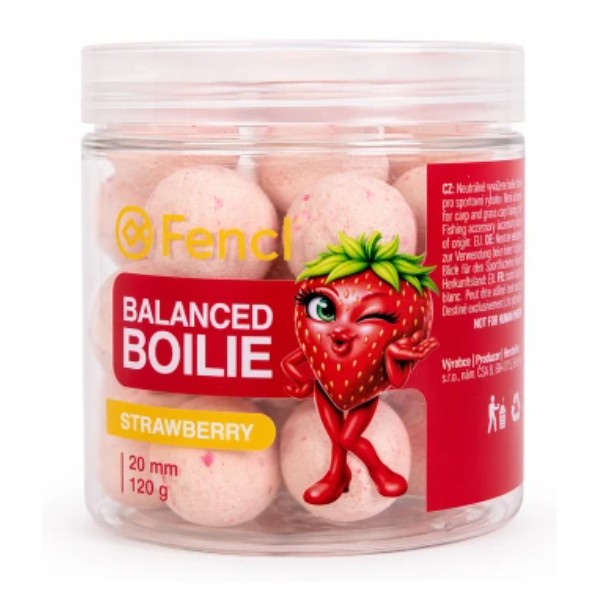 Fencl Balanced Boilie Strawberry 120 g