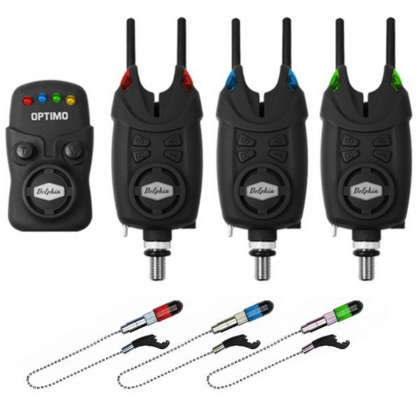 Sada signalizátorů Delphin OPTIMO 3+1 9V+CSWII+snag