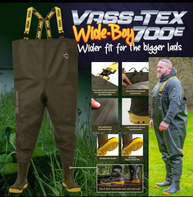 VASS PRSAČKY Vass-Tex 700E Wide-Boy Chest Wader