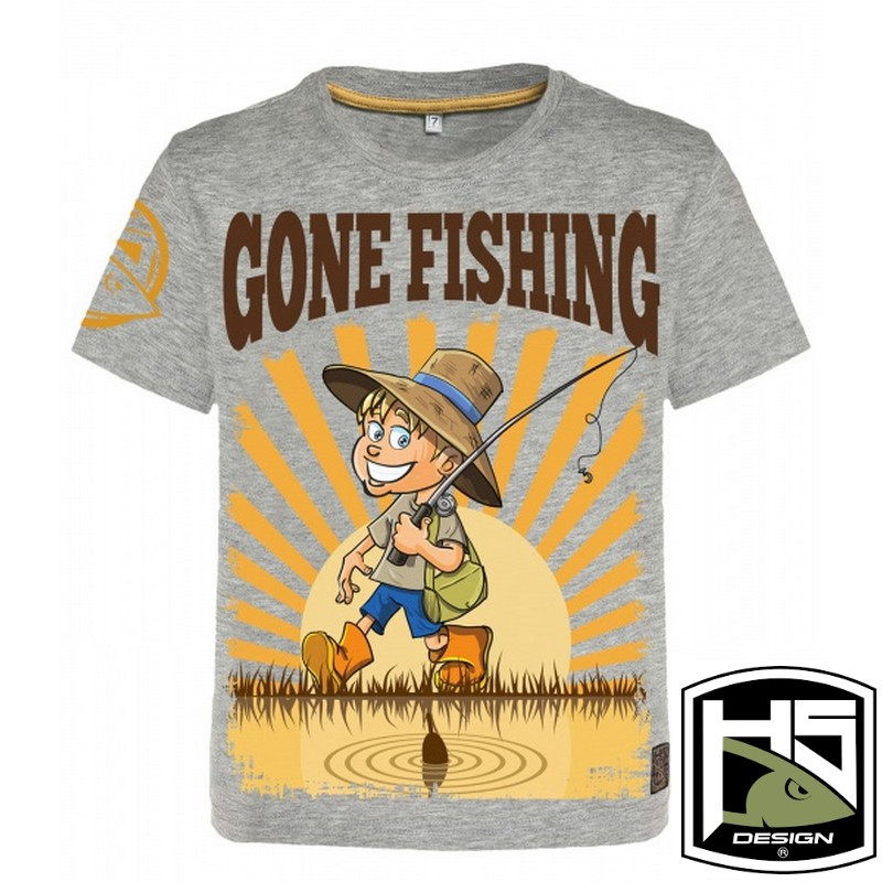 Tričko Gone Fishing dětské HOTSPOT DESIGN