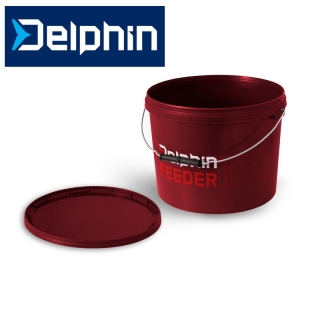 Kyblík DELPHIN FEEDER 10 l Okrouhlé vědro s víkem Delphin FEEDER 10 litrů 