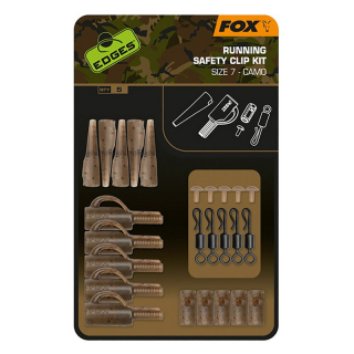 FOX sada na olovo  Edges Camo Running Safety Clip Kit