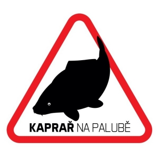 Nálepka CZ - Kaprař na palubě