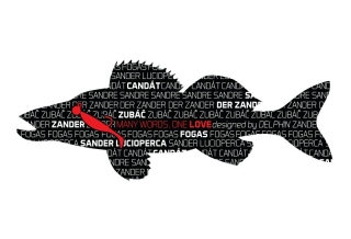 Samolepka pro rybáře CANDÁT série Words