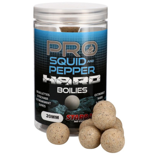 Boilies 20 mm STARBAITS Pro Squid & Pepper Hard Boilies 200g