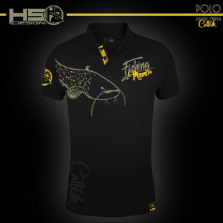 Tričko pro rybáře Hotspot Design Polo CatFish Mania